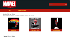Desktop Screenshot of marvelshirts.com
