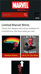 Mobile Screenshot of marvelshirts.com